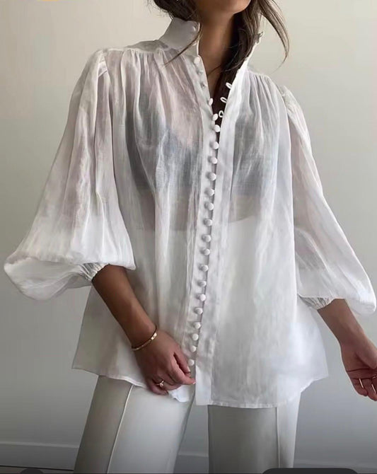 Bianco Mare - Camicia Donna in Cotone